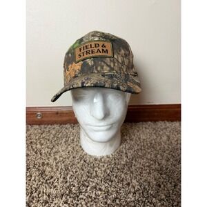 Field & Stream Mens Mossy Oak Country Camo Canvas Patch Hat FSFA1200 NWT